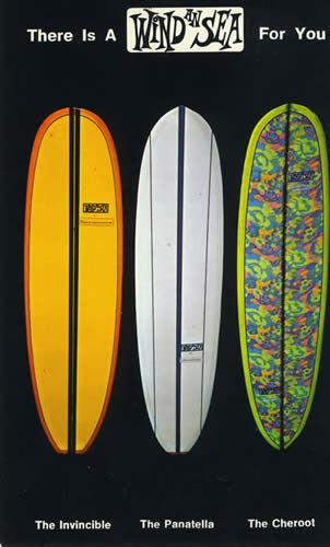 Wind and Sea Surfboards Postcard.
