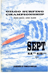 Gilgo Beach Surfing Championships 1965 sponsored by the Town Of Babylon