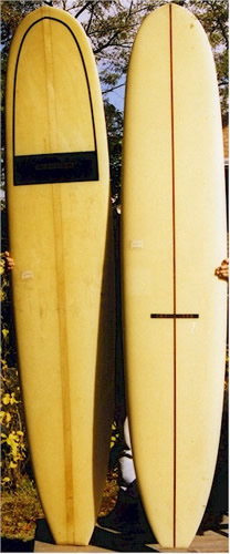 Cambell Surfboards from the 1960's in the LI Surfing Museum