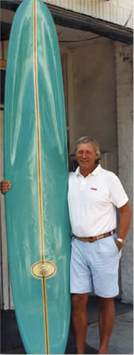 60's Greg Noll Miki Dora Da Cat Model Surfboard Surf Memorabilia