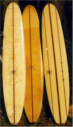 Wardy Surfboards in the LI Surfing Museum collection of Charlie Bunger